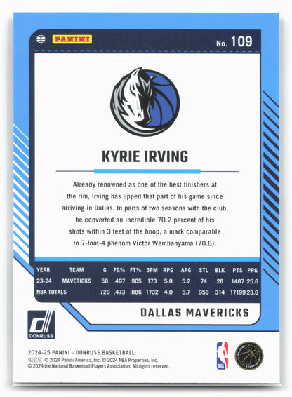 2024-25 Donruss #109 Kyrie Irving