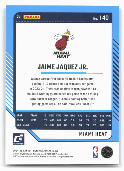 2024-25 Donruss #140 Jaime Jaquez Jr.