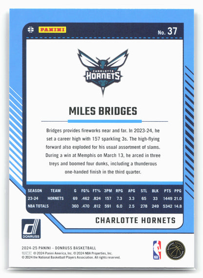 2024-25 Donruss #37 Miles Bridges