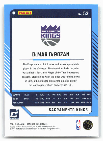 2024-25 Donruss #53 DeMar DeRozan