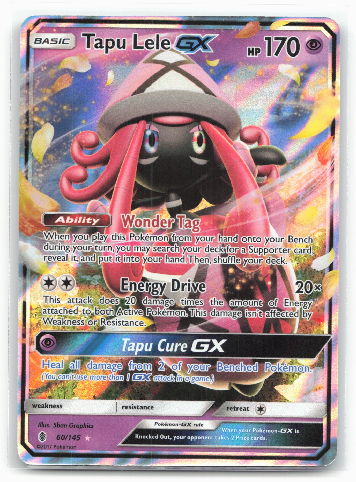 SM - Guardians Rising #60/145 Tapu Lele GX Holo 18166