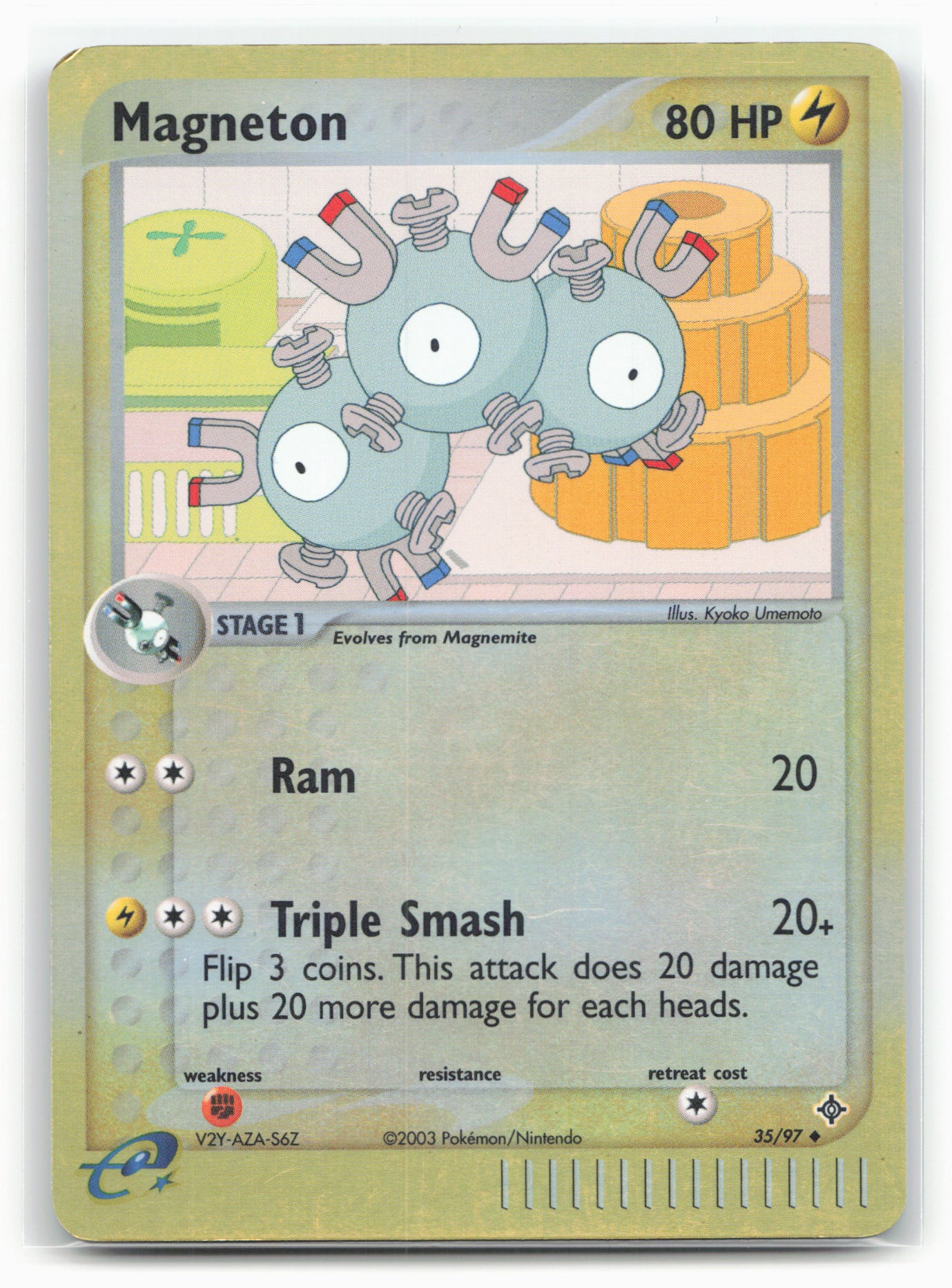 Dragon #35/97 Magneton Holo 18170
