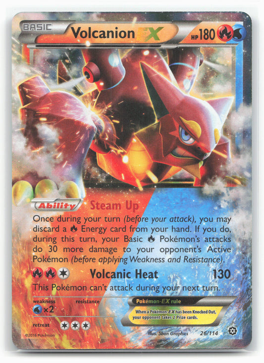 XY - Steam Siege #26/114 Volcanion EX Holo 18171