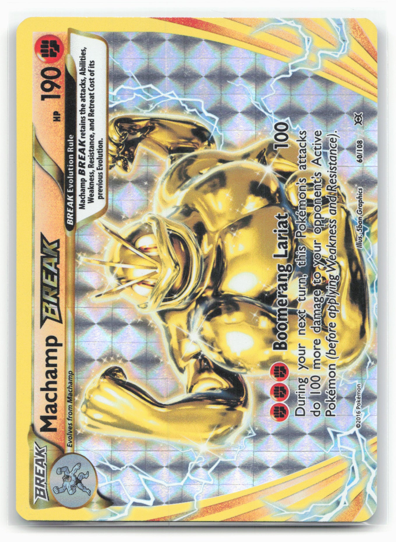 XY - Evolutions #60/108 Machamp BREAK 18174 Holo