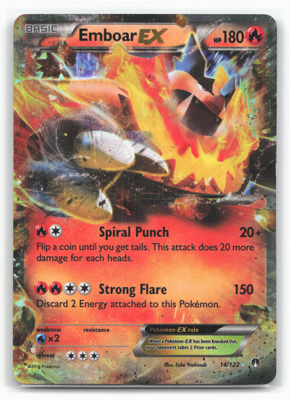 XY - BREAKpoint #14/122 Emboar EX Holo 18179