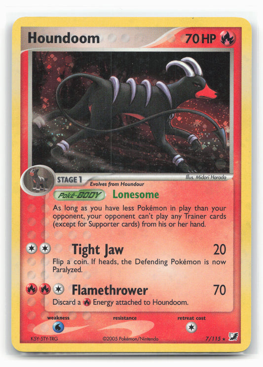 Unseen Forces #7/115 Houndoom Holo 18181