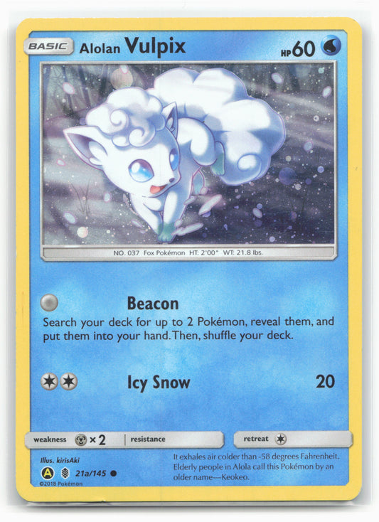Alternate Art Promos #021a/145 Alolan Vulpix Holo 18184