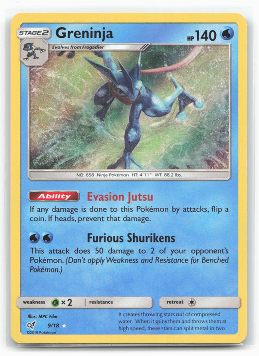 Detective Pikachu #9/18 Greninja Holo 18189