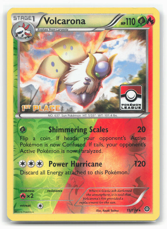 League & Championship Cards #015/114 Volcarona 1st Place Holo 18192