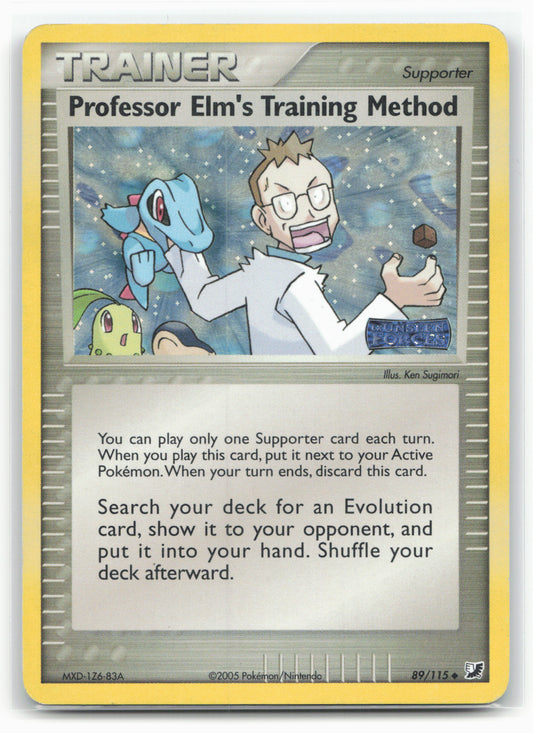 Pokémon TCG Professor Elm's Training Method 89/115 Unseen Forces