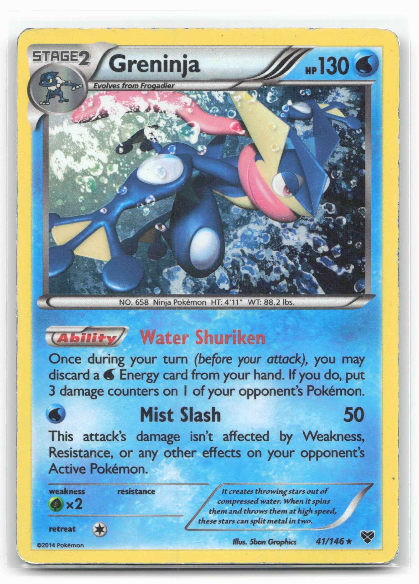 XY Base Set #41/146 Greninja Holo 18196