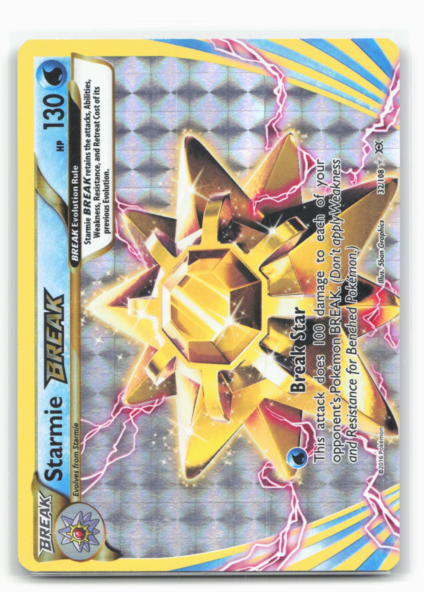 XY - Evolutions #32/108 Starmie BREAK Holo 18197
