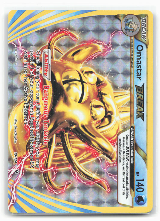 XY - Fates Collide #19/124 Omastar BREAK Holo 18199