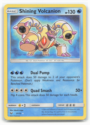 Shining Legends #27/73 Shining Volcanion Holo 18208