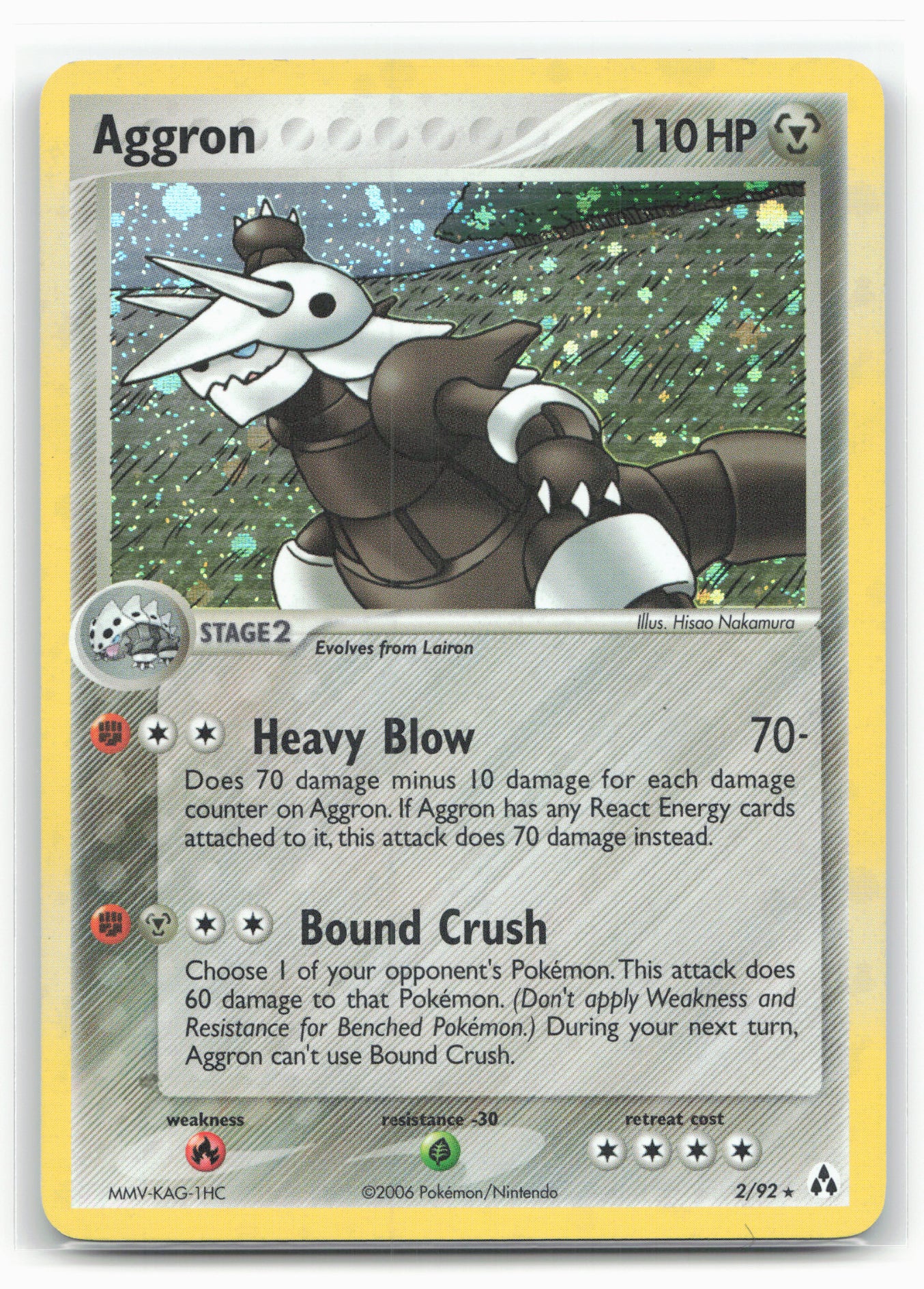 Legend Maker #2/92 Aggron 18210 Holo