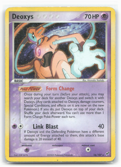 Deoxys #16/107 Deoxys (Normal Forme) Holo 18211