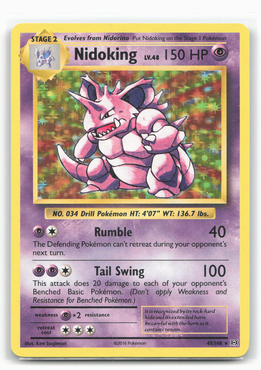 XY - Evolutions #45/108 Nidoking 18228 Holo