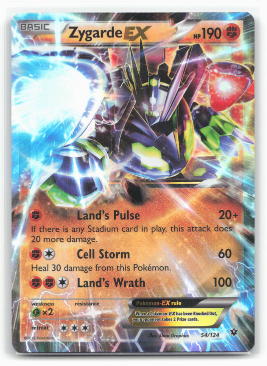XY - Fates Collide #54/124 Zygarde EX 18229 Holo