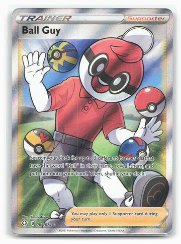 Shining Fates #065/072 Ball Guy (Full Art) 18241 Holo