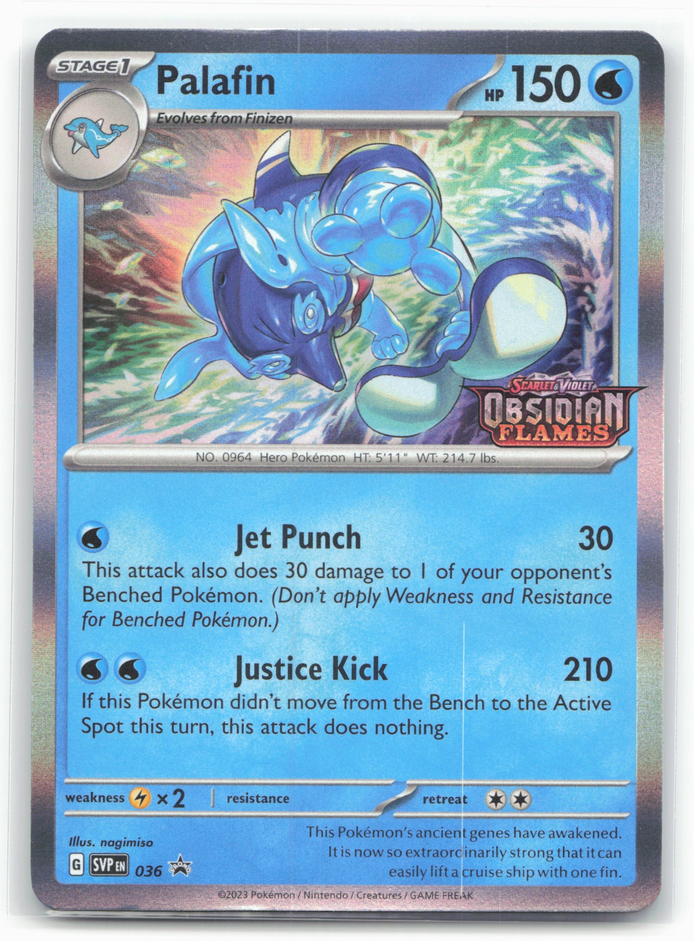 SV: Scarlet & Violet Promo Cards #036 Palafin 18243 Holo