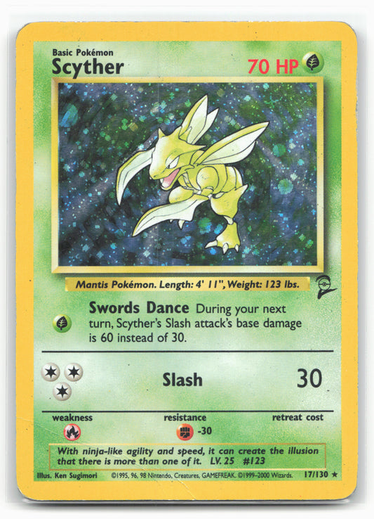 Base Set 2 #017/130 Scyther 18245 Holo