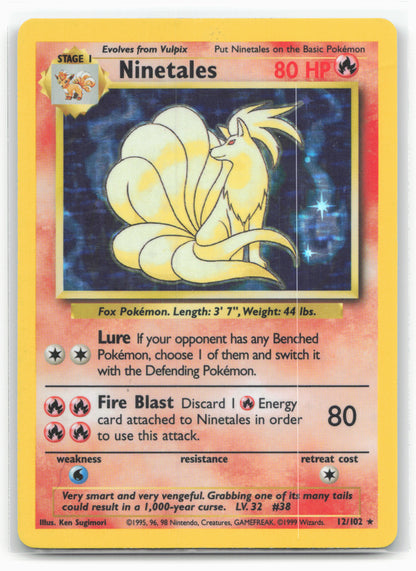 Base Set #012/102 Ninetales 18249 Holo