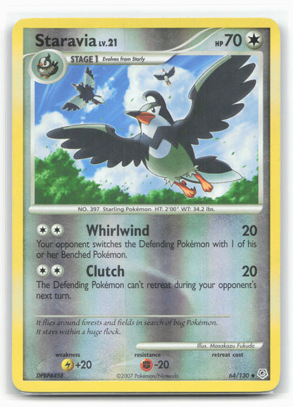 Diamond and Pearl #64/130 Staravia 18253 Holo