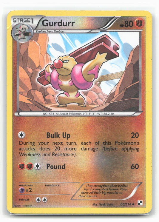 Black and White #60/114 Gurdurr 18256 Holo