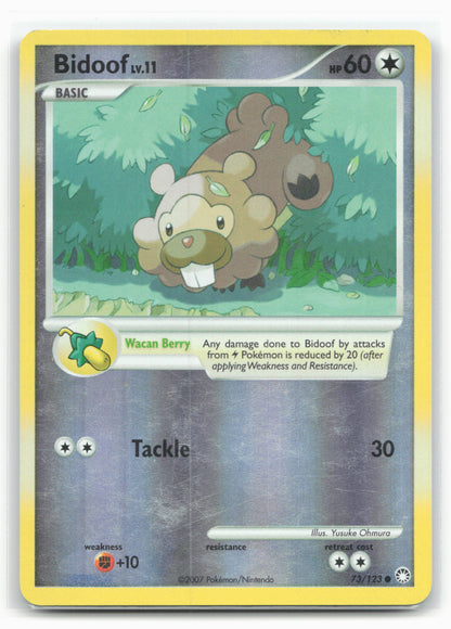 Mysterious Treasures #73/123 Bidoof 18263 Holo