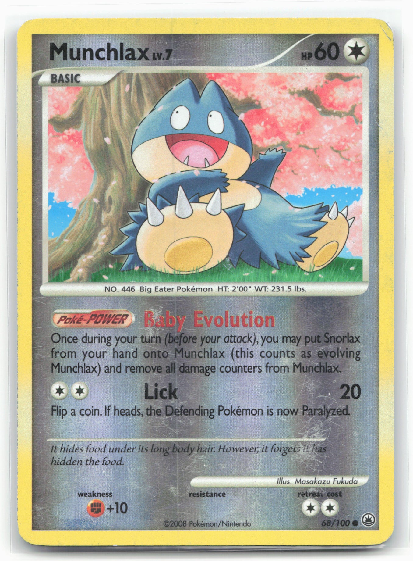 Majestic Dawn #68/100 Munchlax 18264 Holo