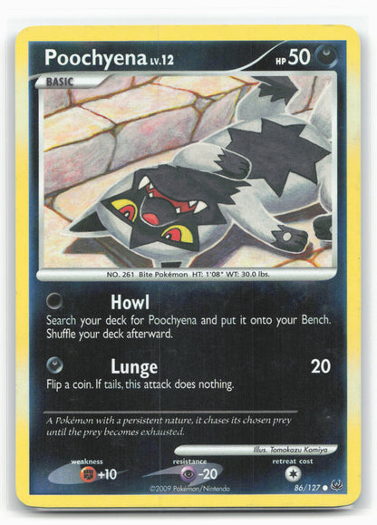 Platinum #86/127 Poochyena Holo 18270