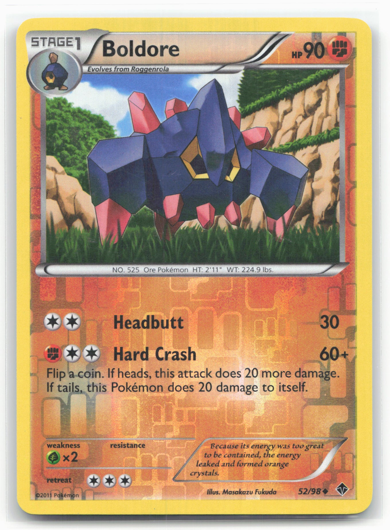 Emerging Powers #52/98 Boldore (52) 18273 Holo