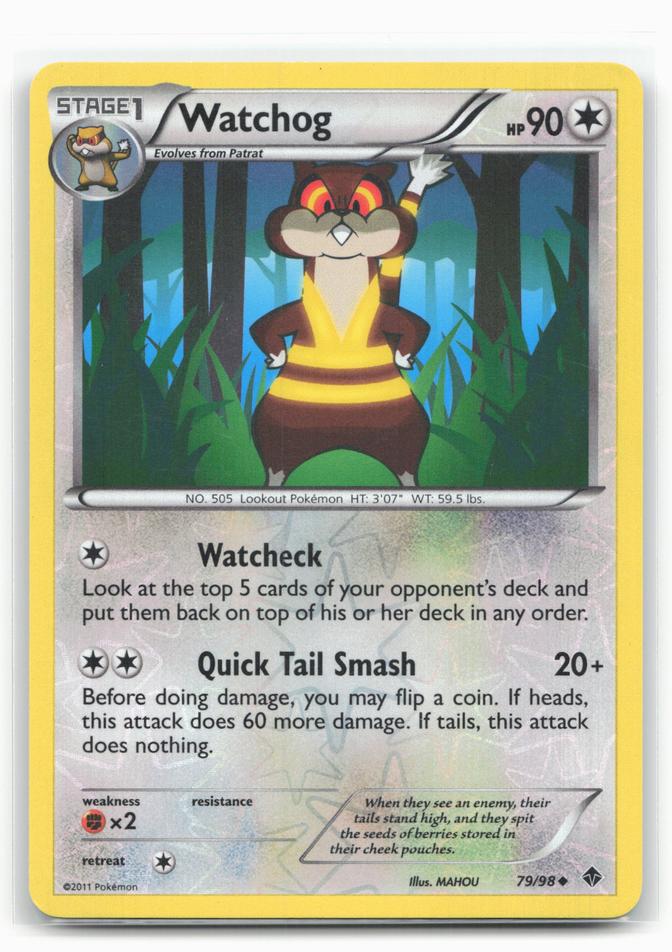 Emerging Powers #79/98 Watchog 18274 Holo