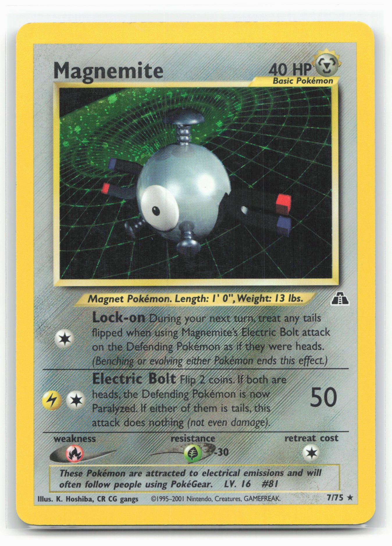 Neo Discovery #07/75 Magnemite (7) 18284 Holo