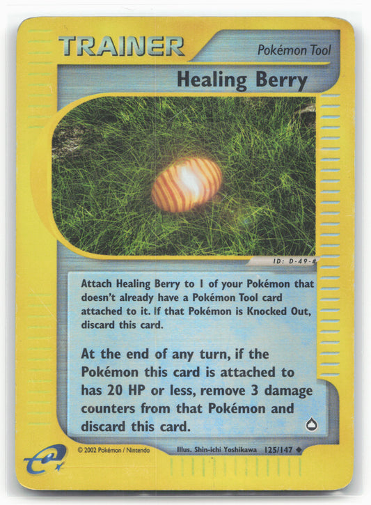 Aquapolis #125/147 Healing Berry 18290 Holo