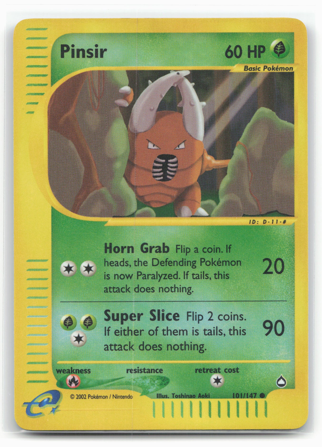 Aquapolis #101/147 Pinsir 18291 Holo