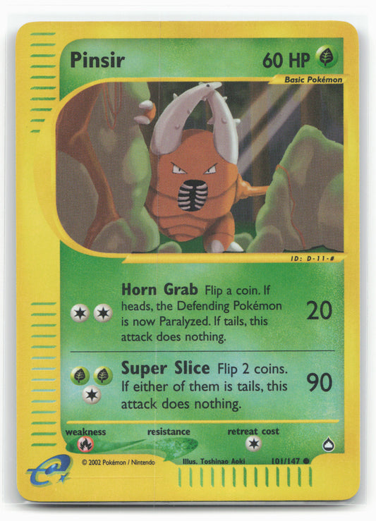 Aquapolis #101/147 Pinsir 18291 Holo