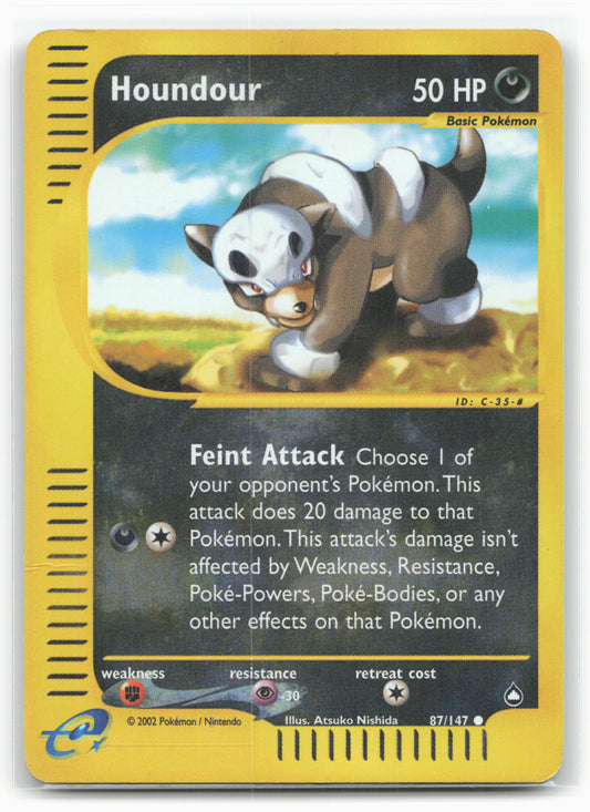 Aquapolis #087/147 Houndour (87) 18296 Holo