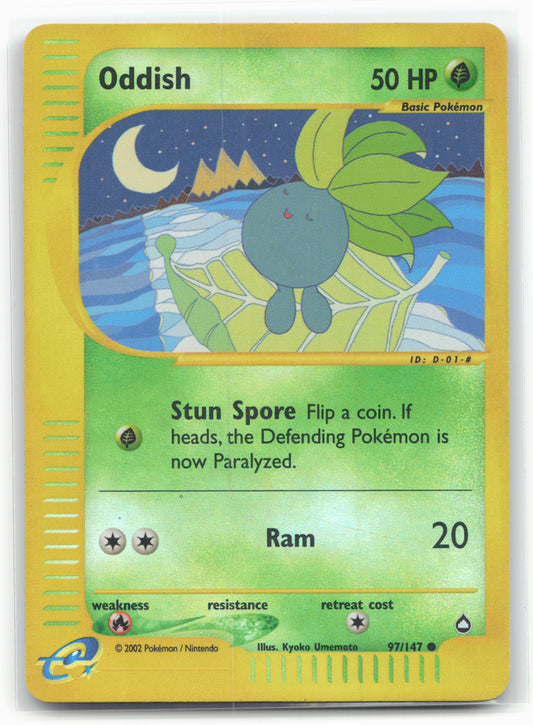 Aquapolis #097/147 Oddish 18297 Holo