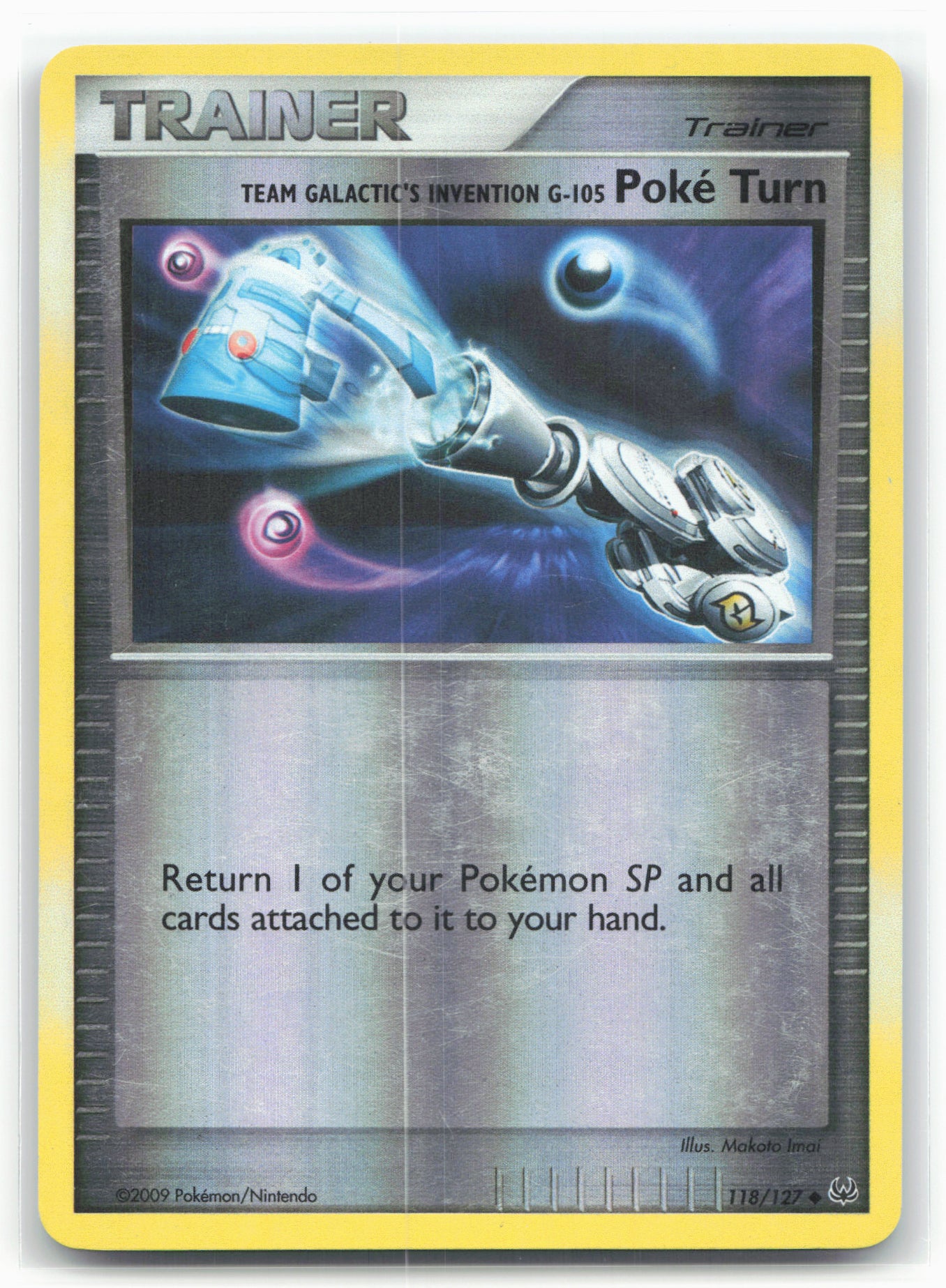 Platinum #118/127 Team Galactic's Invention G-105 Poke Turn