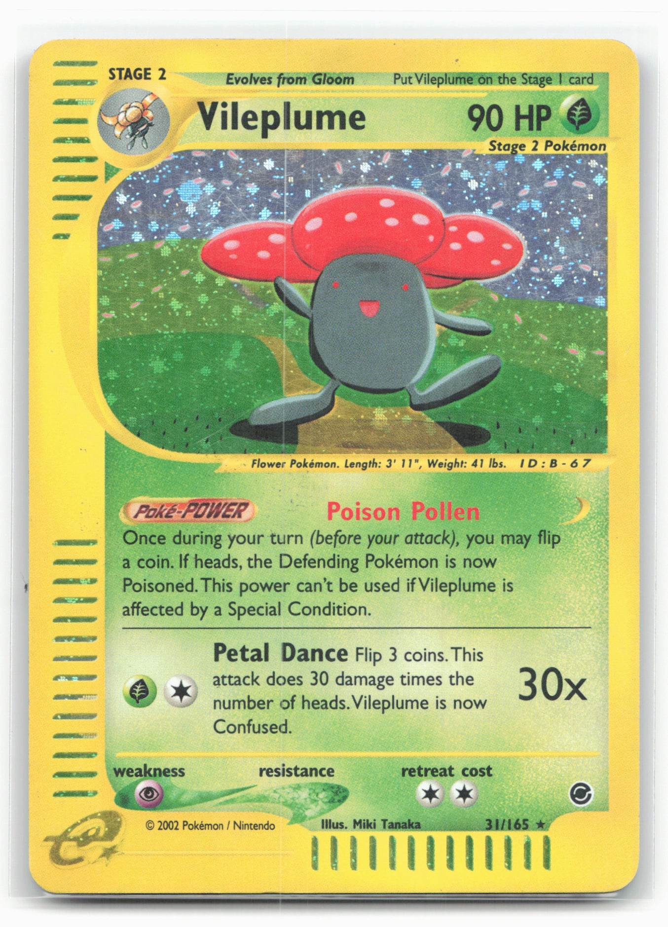 Expedition #031/165 Vileplume (31) 18299 Holo