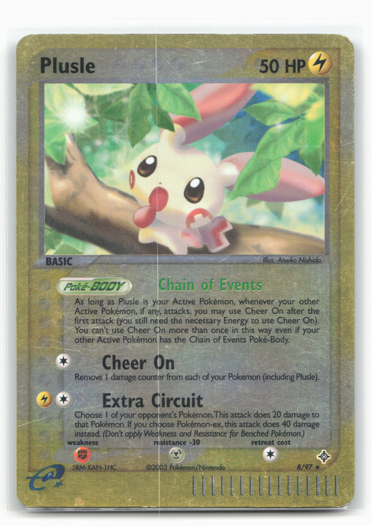 Dragon #8/97 Plusle 18303 Holo