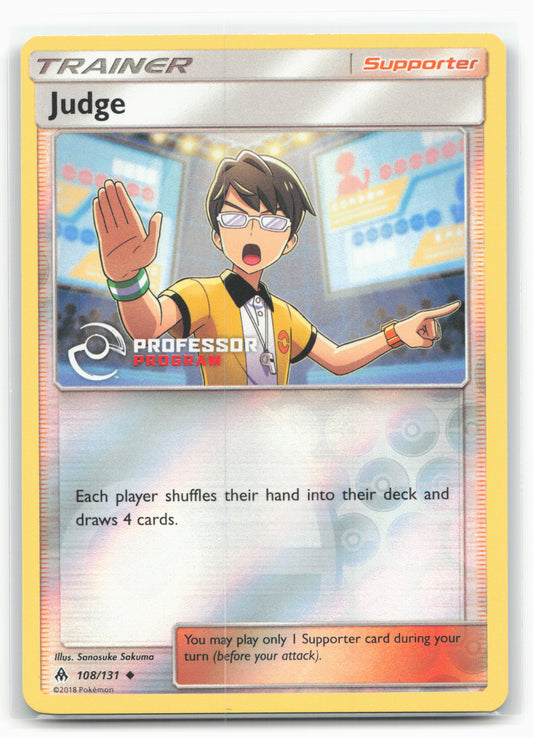 Professor Program Promos #108/131 Judge (2019) 18304 Holo