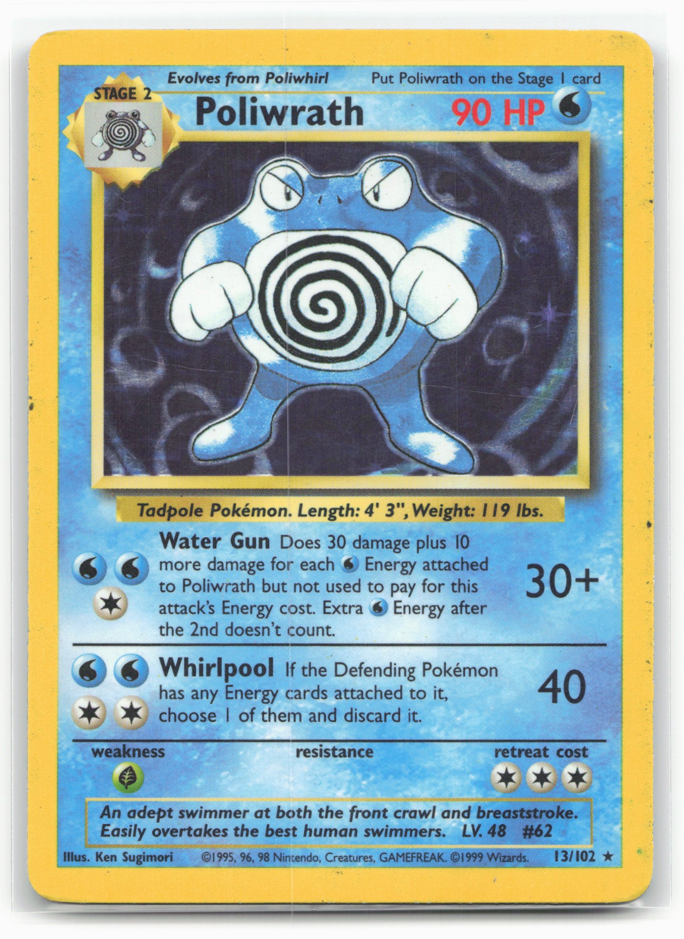 Base Set #013/102 Poliwrath Holo 18305