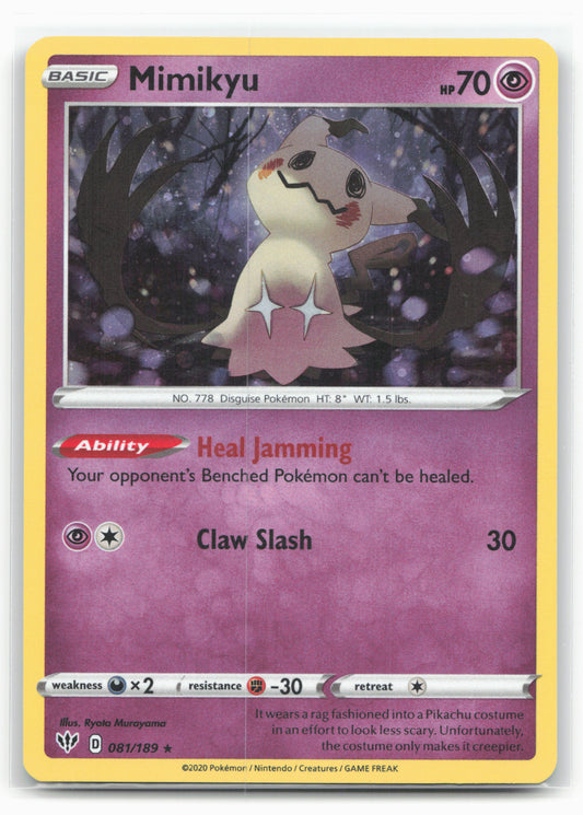 Mimikyu - 081/189 (Cosmos Holo) - Holo 18306