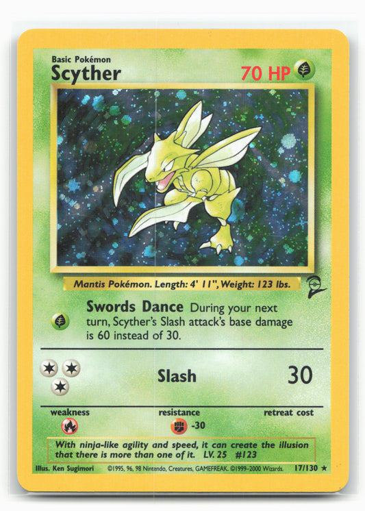 Base Set 2 #017/130 Scyther 18307 Holo