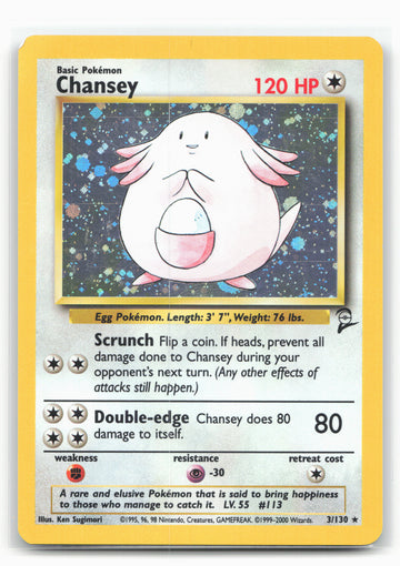 Base Set 2 #003/130 Chansey 18308 Holo