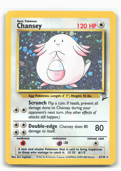 Base Set 2 #003/130 Chansey 18308 Holo