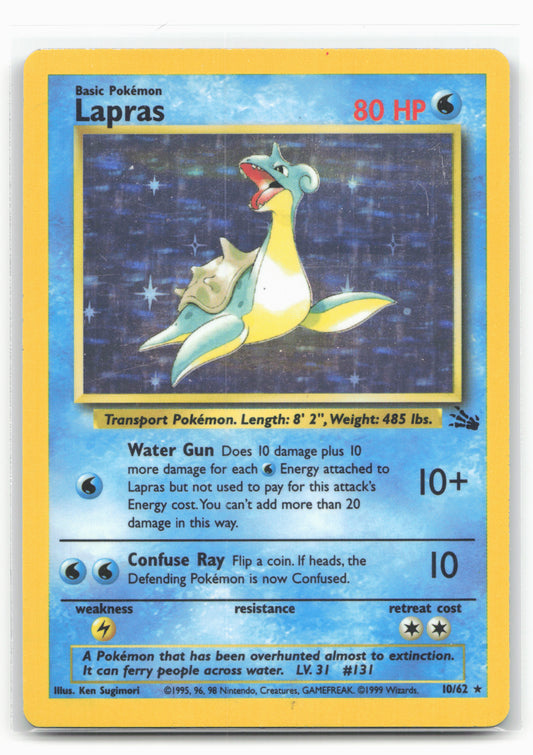 Fossil #10/62 Lapras (10) Holo 18309