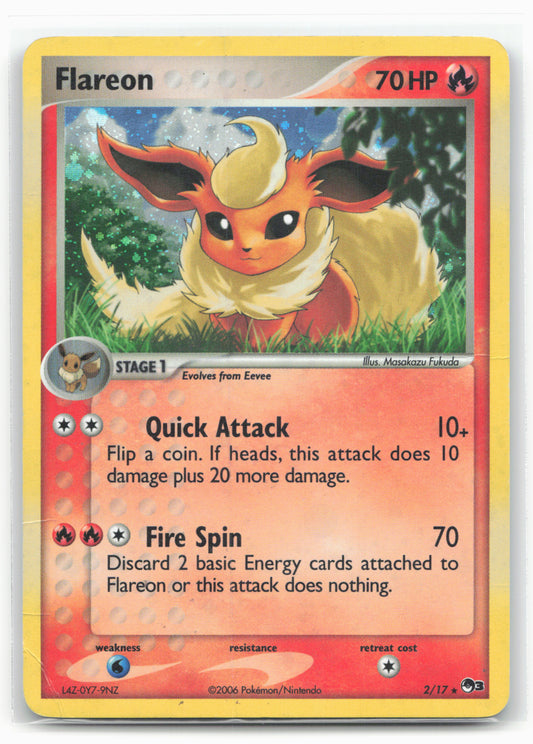 POP Series 3 #002/017 Flareon 18310 Holo